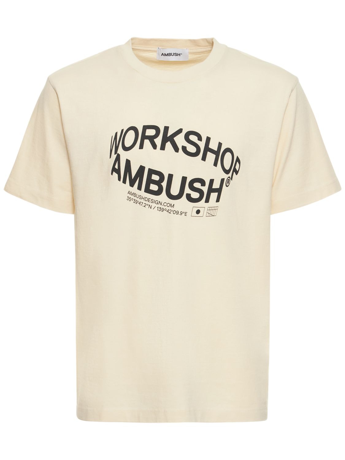 T-shirt In Jersey Di Cotone Con Logo - AMBUSH - Modalova