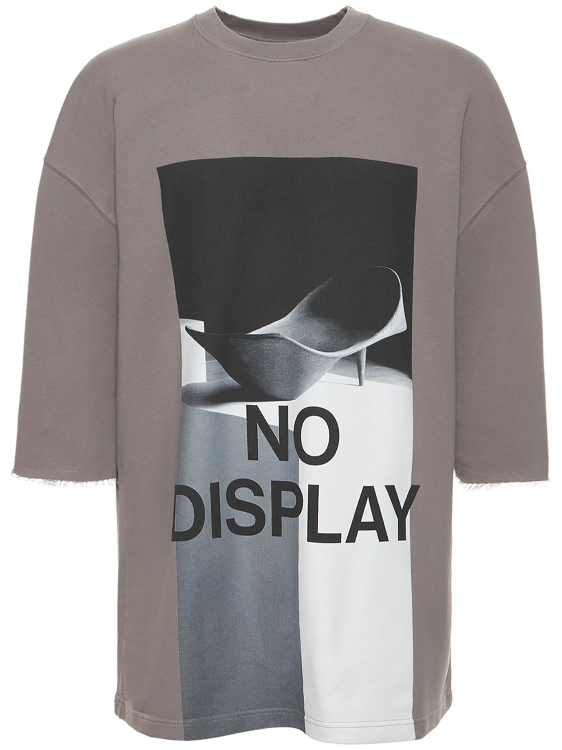 T-shirt No Display In Misto Cotone Con Stampa - A-COLD-WALL* - Modalova