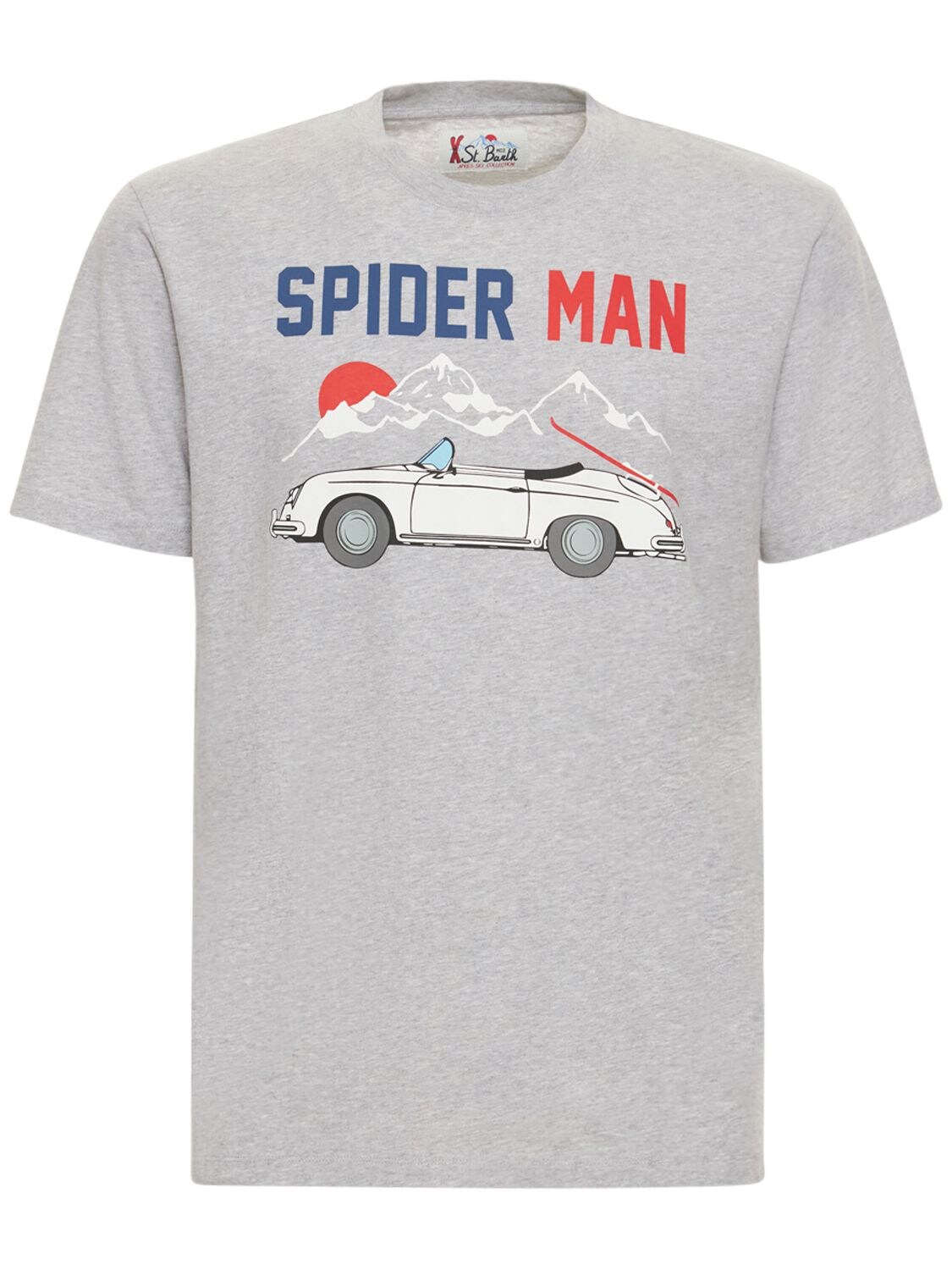 T-shirt Spider Man In Cotone Con Stampa - MC2 SAINT BARTH - Modalova