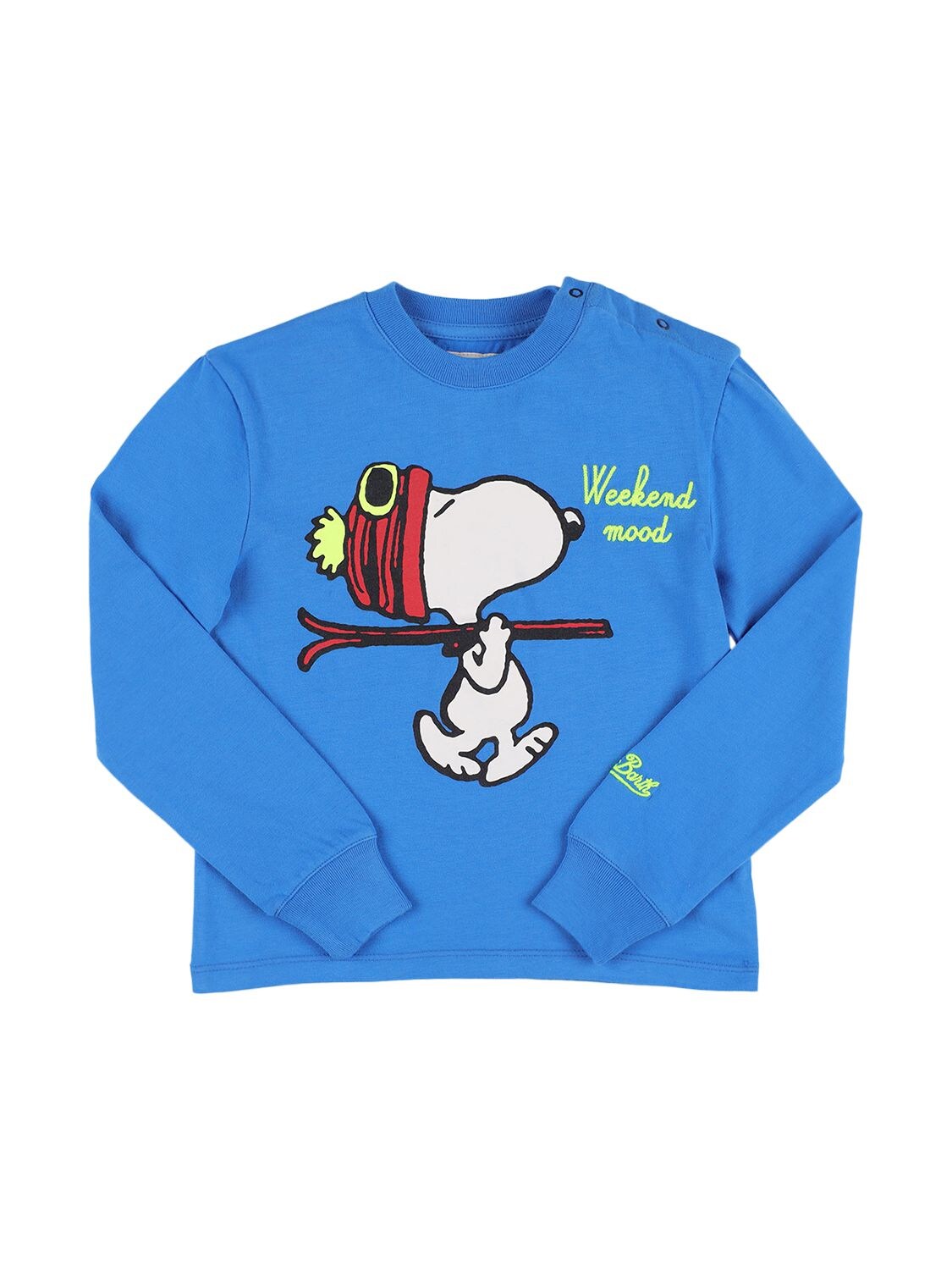 Snoopy Print Sweatshirt W/ Logo - MC2 SAINT BARTH - Modalova