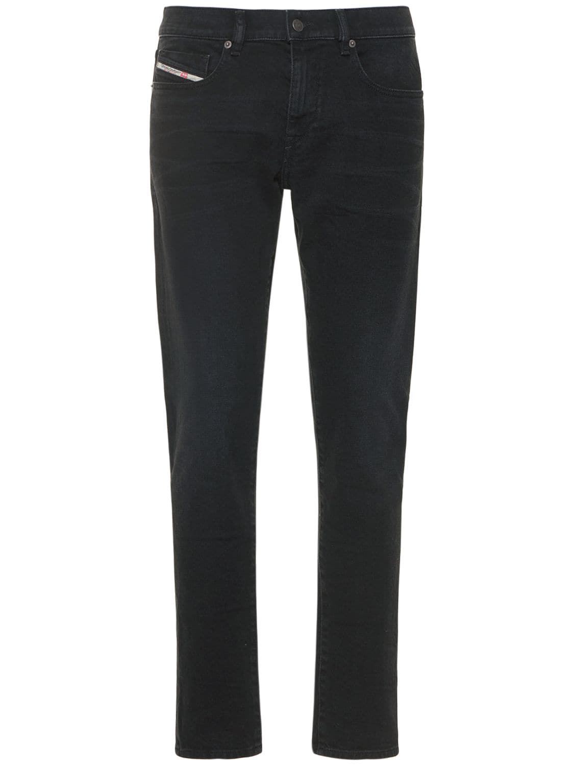Jeans Slim Fit D-strukt In Denim Di Cotone 16.4cm - DIESEL - Modalova