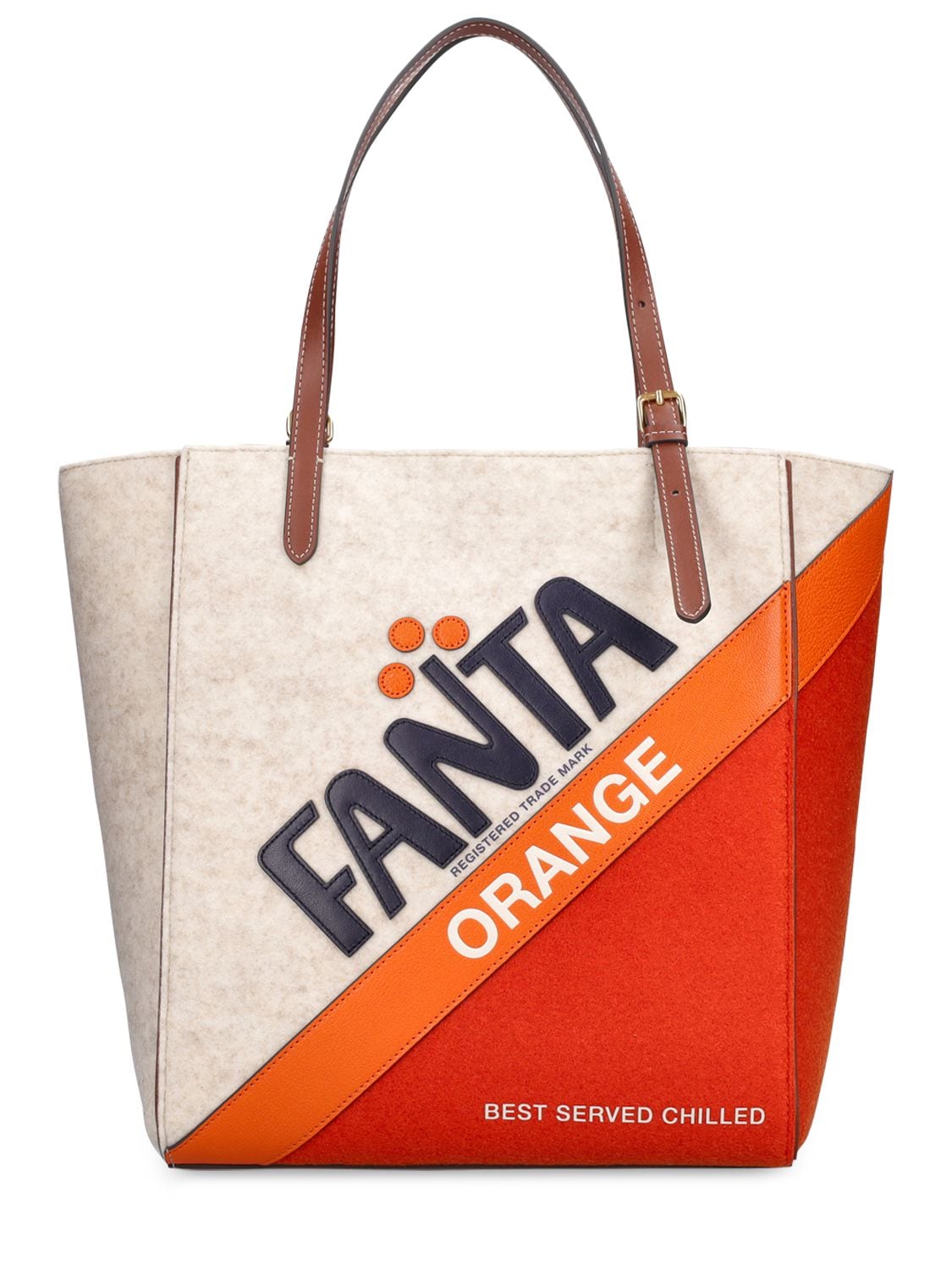 Borsa Shopping Piccola Fanta In Feltro - ANYA HINDMARCH - Modalova