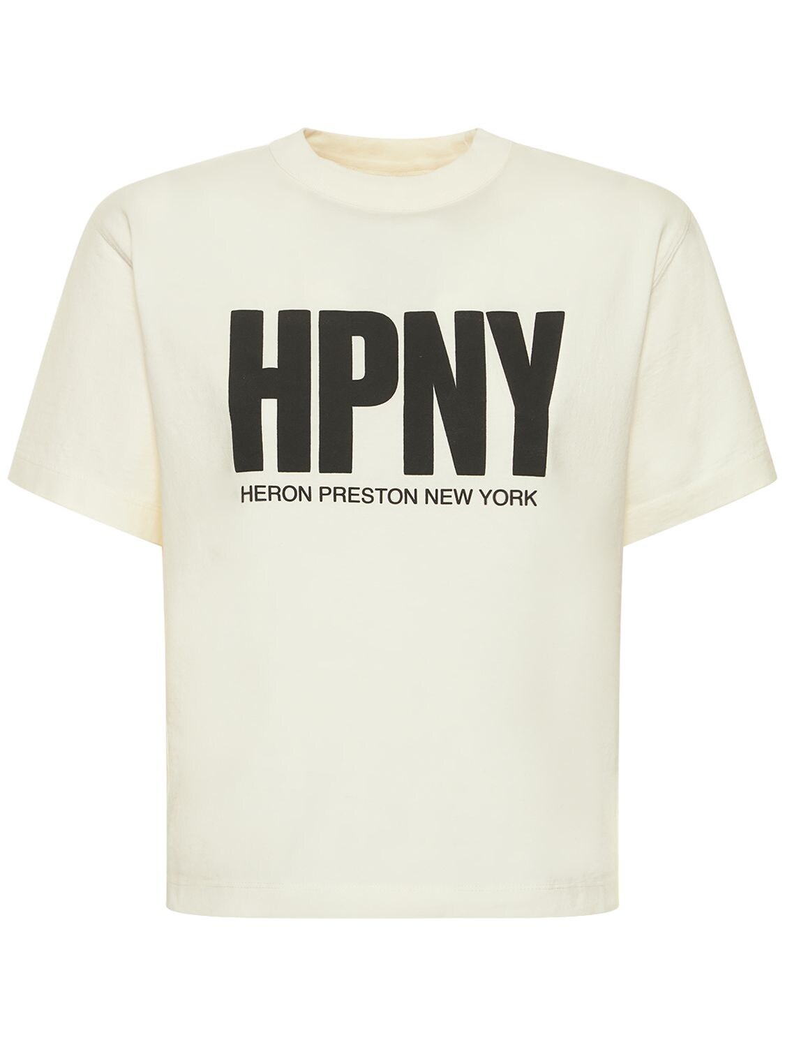 T-shirt Hpny In Jersey Di Misto Cotone - HERON PRESTON - Modalova