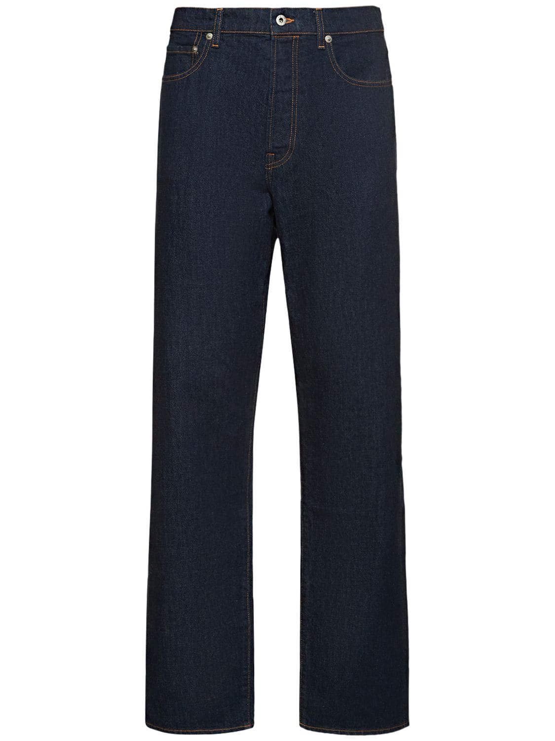 Jeans Dritti In Denim Di Cotone 21cm - KENZO PARIS - Modalova