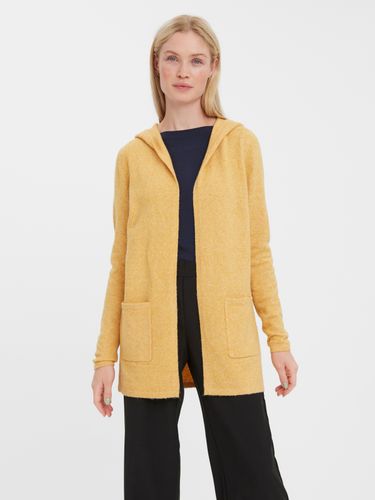 Cardigan In Maglia Felpa Con Cappuccio Maniche Regolari - Vero Moda - Modalova