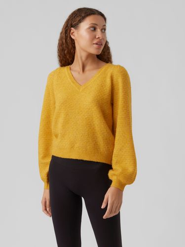 Pullover Scollo A V Maniche A Palloncino - Vero Moda - Modalova