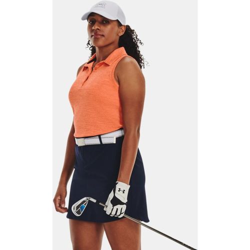 Polo senza maniche Playoff da donna Blast / Midnight Blu Marino / Metallico Argento L - Under Armour - Modalova