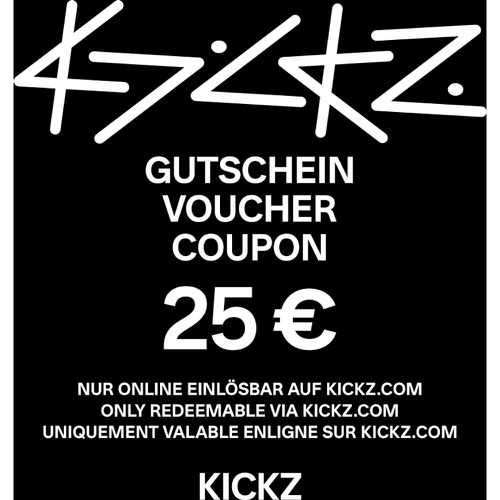 Kickz Gutschein 25 €, Gutschein25 - Kickz - Modalova