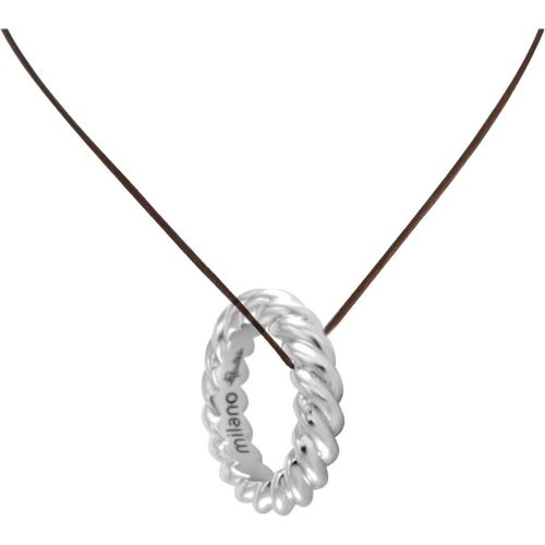 Pendente milano in oro bianco - POMELLATO - Modalova