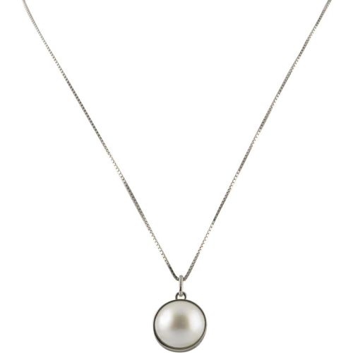 Collana in oro bianco con perla - ROBERTO DEMEGLIO - Modalova