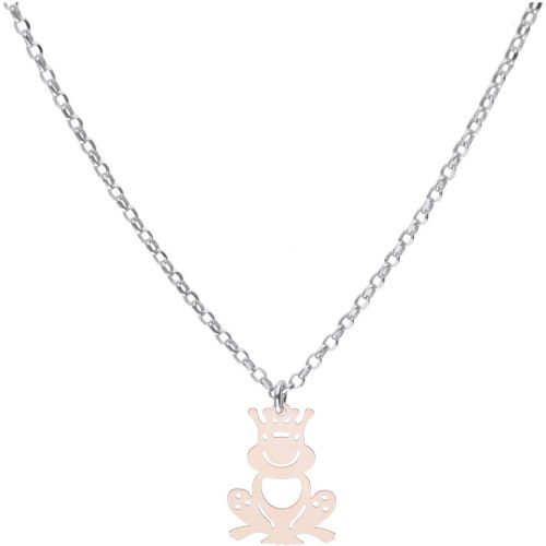 Collana in argento con ranocchia - ORO&CO 925 - Modalova