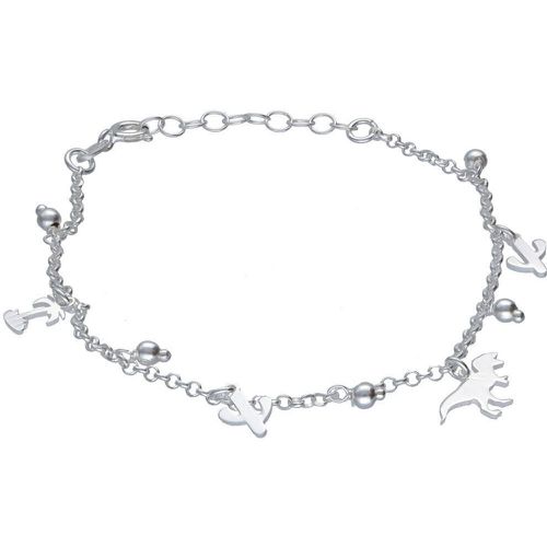 Bracciale in argento con charms - ORO&CO 925 - Modalova