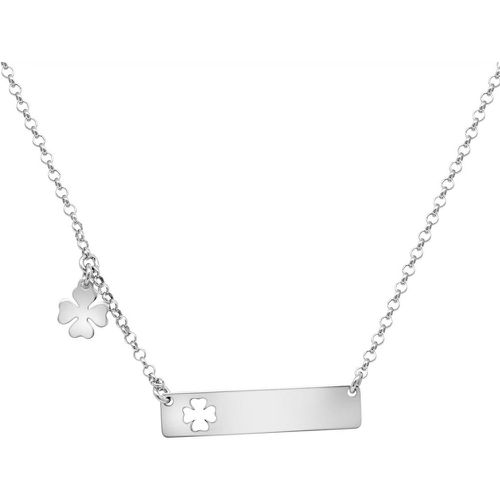 Collana in argento con quadrifoglio - ORO&CO 925 - Modalova