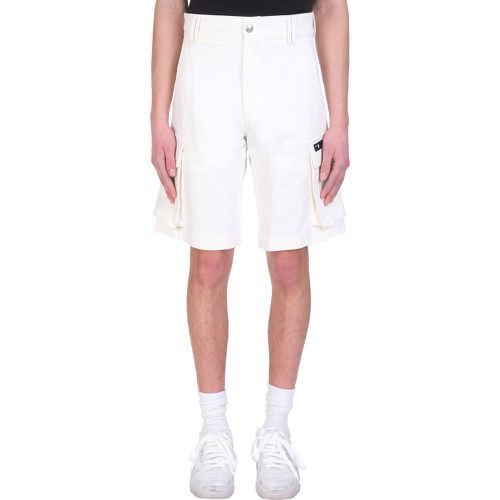 Shorts in Cotone Bianco - GCDS - Modalova