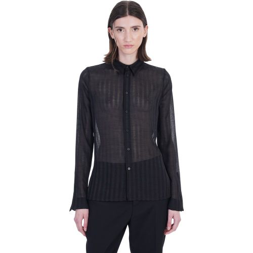 Camicia in Poliestere Nera - Sapio - Modalova