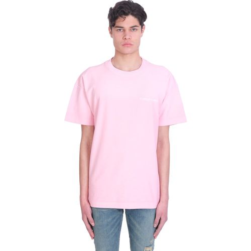 T-Shirt in Cotone Rosa - Flaneur Homme - Modalova