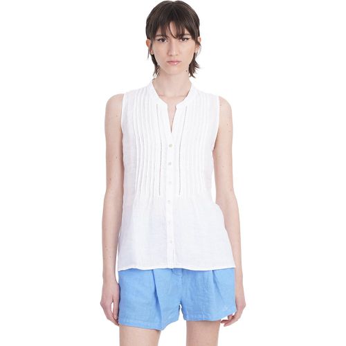 Camicia in lino Bianco - 120% - Modalova