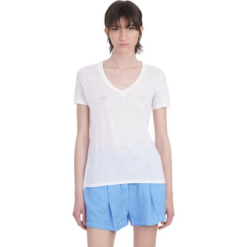 T-Shirt in lino Bianco - 120% - Modalova