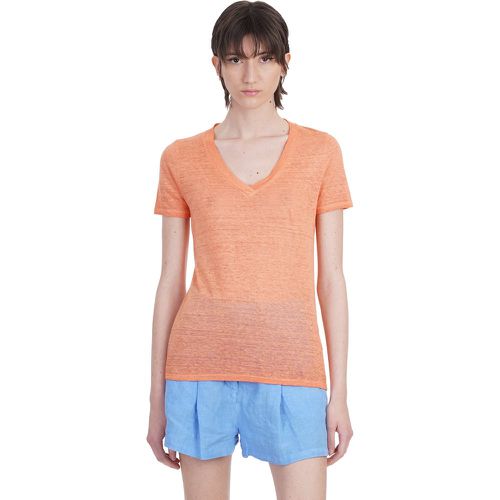 T-Shirt in lino Arancione - 120% - Modalova