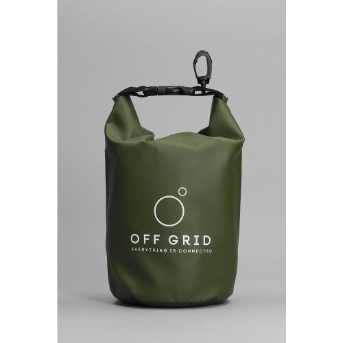 Borsa a mano Dry in Tarpaulin Verde - Off grid everything is connected - Modalova