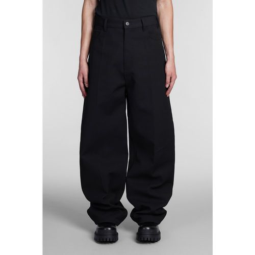 Pantalone in Cotone Nero - Balenciaga - Modalova