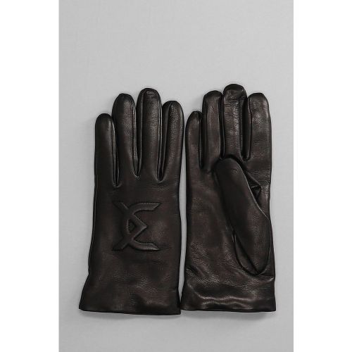 Guanti in Pelle Nera - David Koma - Modalova