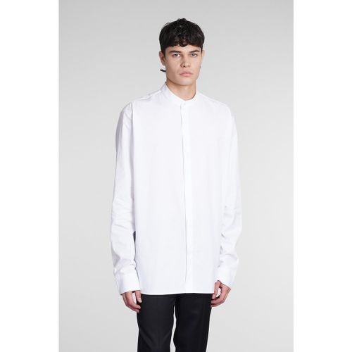Camicia in Cotone Bianco - Balmain - Modalova