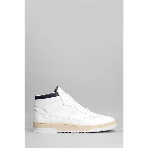 Sneakers Mid Ace Spin in Pelle Bianca - Filling Pieces - Modalova
