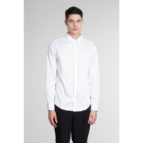 Camicia in Cotone Bianco - Emporio Armani - Modalova