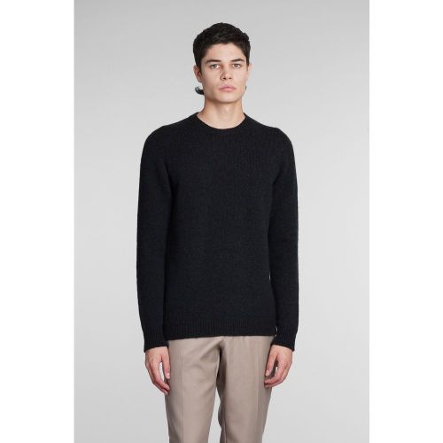 Maglia in Lana Nera - Roberto Collina - Modalova