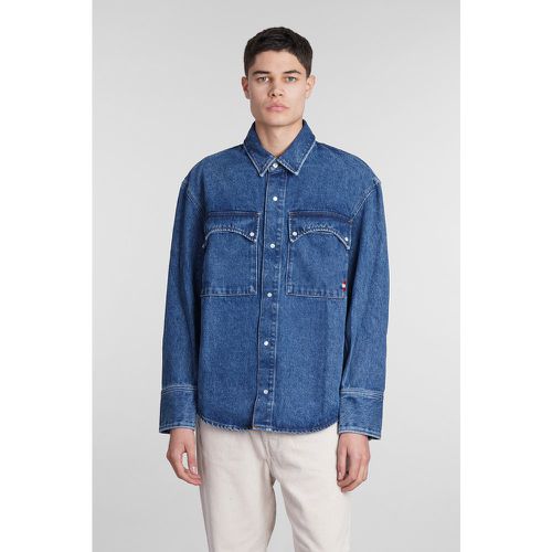Camicia in Cotone Blu - Amish - Modalova