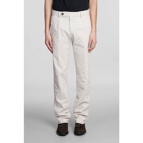 Pantalone Ionio 2 in Cotone Beige - Massimo Alba - Modalova