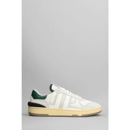 Sneakers in Pelle Bianca - Lanvin - Modalova