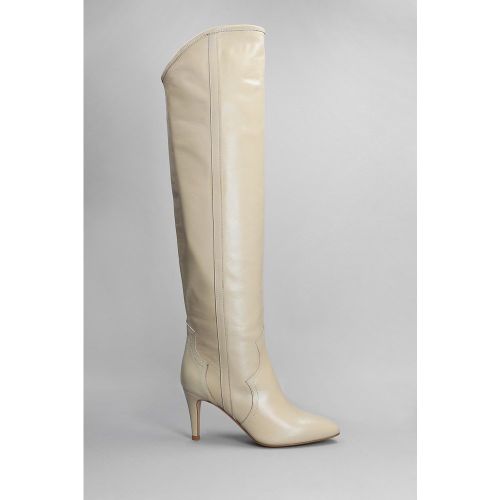 Stivali tacco alto in Pelle Beige - The Seller - Modalova