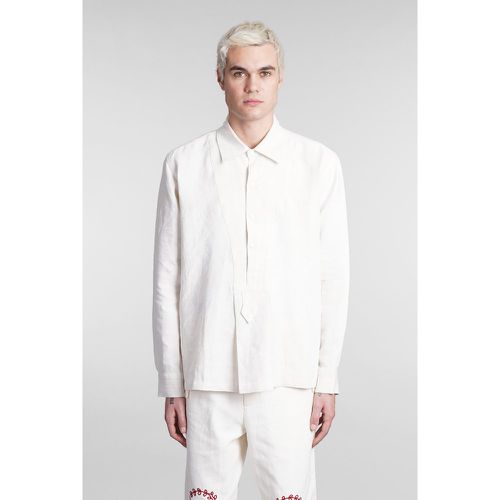 Camicia in lino Bianco - Bode - Modalova