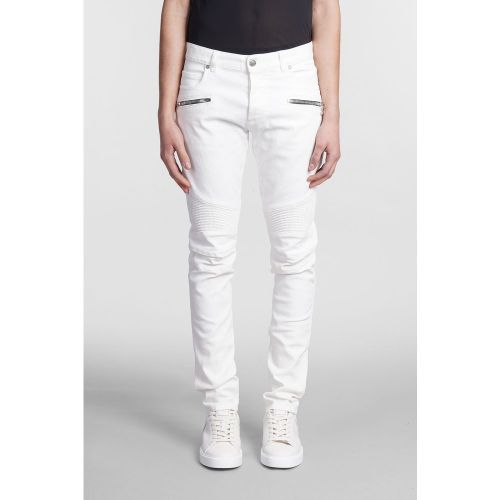 Jeans in denim Bianco - Balmain - Modalova