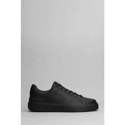 Sneakers B-court in Pelle Nera - Balmain - Modalova