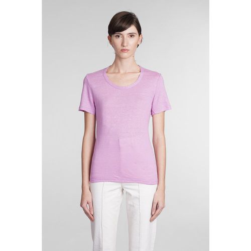 T-Shirt Kilian in Cotone Viola - Isabel Marant Etoile - Modalova