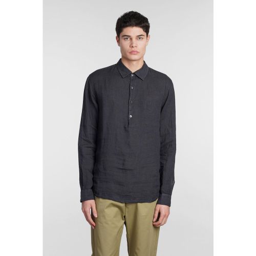 Camicia Pavan s in lino Nero - Barena Venezia - Modalova