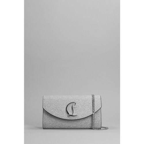 Pochette Loubi54 in Glitter Argento - Christian Louboutin - Modalova