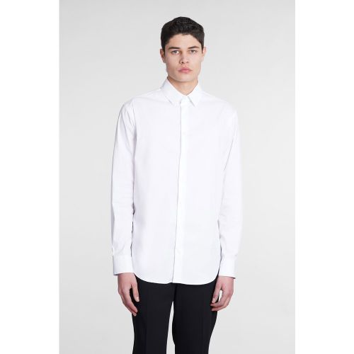 Camicia in Cotone Bianco - Giorgio Armani - Modalova