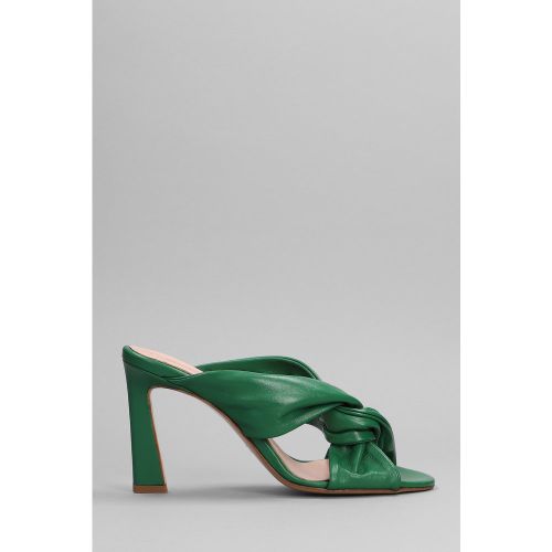 Sandali in Pelle Verde - Anna F. - Modalova
