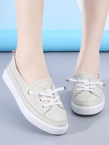 Colore Solido vacchetta Casuale Impostare Di Piedi Scarpe Piatte Scarpe da ginnastica - JustFashionNow - Modalova