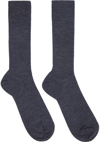 AURALEE Gray Low Gauge Socks - AURALEE - Modalova