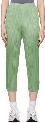 Green Calla Trousers - Pleats Please Issey Miyake - Modalova