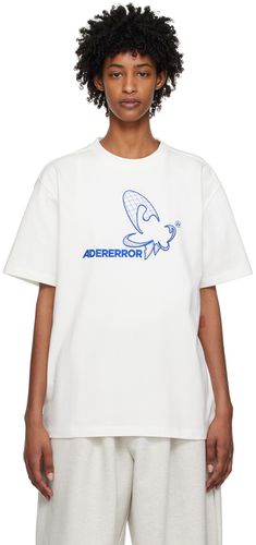 ADER error White Butterfly T-Shirt - ADER error - Modalova