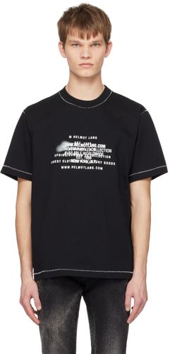 Helmut Lang Black Spray T-Shirt - Helmut Lang - Modalova