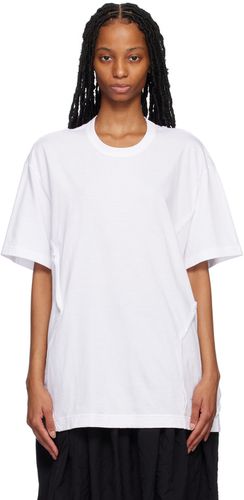 White Patchwork T-Shirt - Comme des Garçons Homme Plus - Modalova