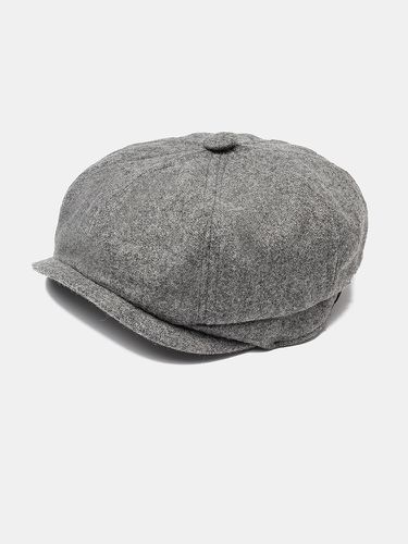 Berretto berretto retrò britannico unisex Berretto di lana Cappello da pittore Berretto ottagonale - Newchic - Modalova