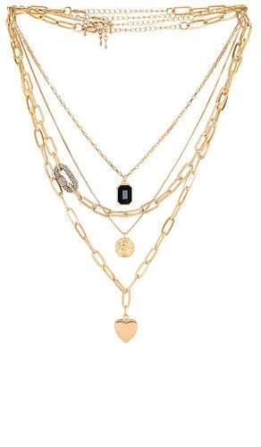 Layered Pendant Necklace in - Amber Sceats - Modalova
